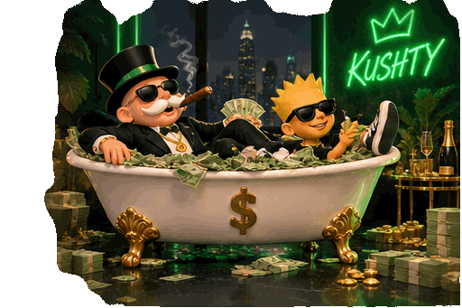 Kushty Living mascot